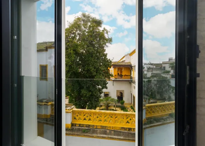 아파트호텔 Luxury Overlooking Casa Pilatos 세비야